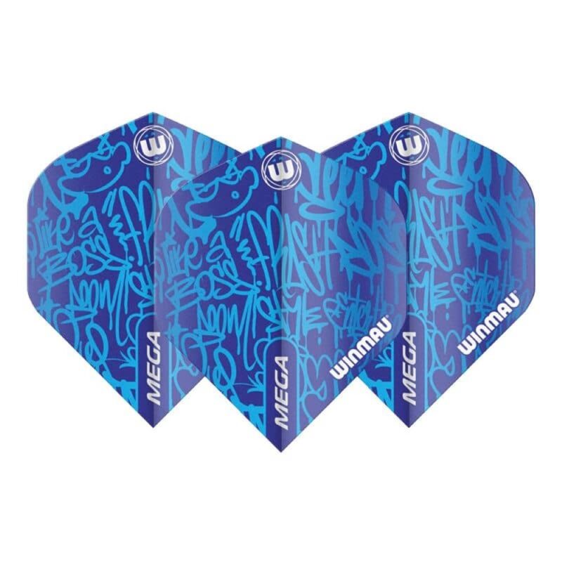 Billaresbalsalobre Plumas Winmau Darts Mega Standard Blue 6900.240 - Imagen 3