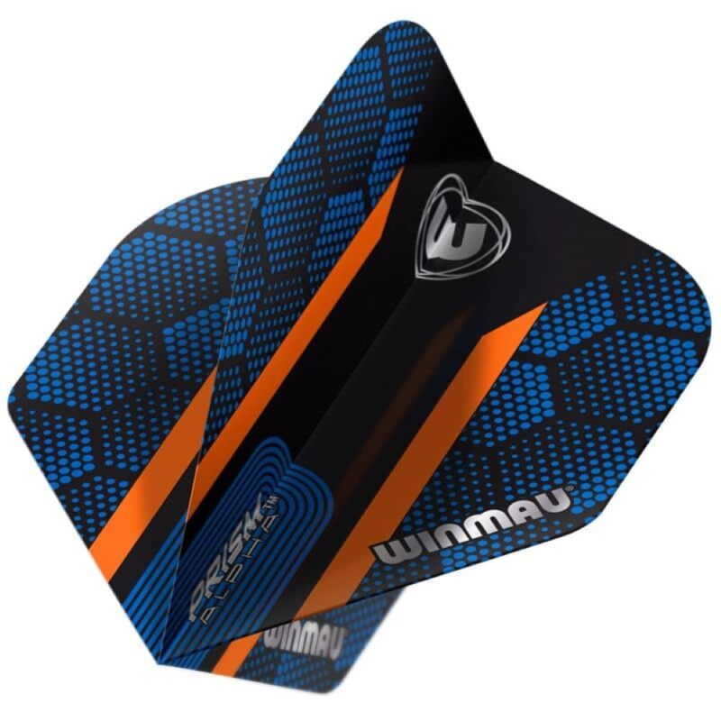 Billaresbalsalobre Plumas Winmau Darts Prism Alpha Blue Orange Hexagon 6915.184 - Imagen 2