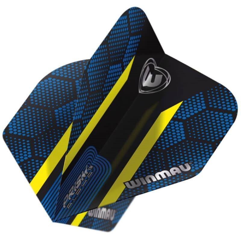 Billaresbalsalobre Plumas Winmau Darts Prism Alpha Blue Yellow Hexagon 6915.183 - Imagen 2