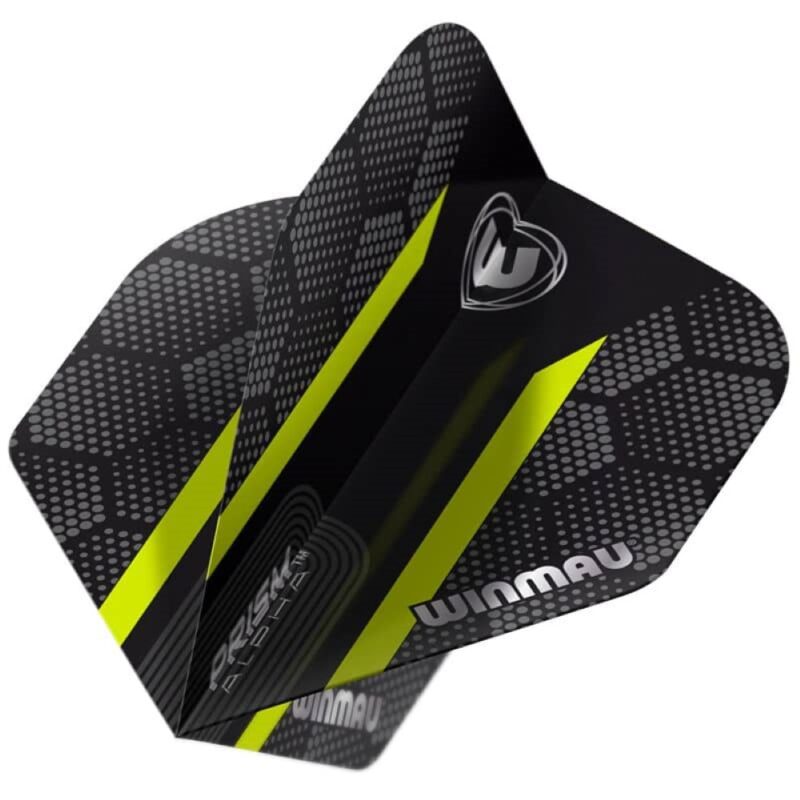 Billaresbalsalobre Plumas Winmau Darts Prism Alpha Black Green Hexagon 6915.181 - Imagen 2