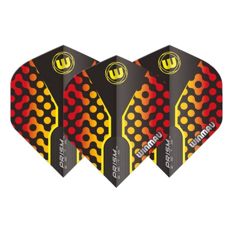 Billaresbalsalobre Plumas Winmau Darts Prism Zeta Black Yellow Red 6915.308 - Imagen 3