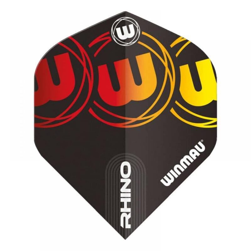 Billaresbalsalobre Plumas Winmau Darts Rhino Black Red Yellow 6905.230