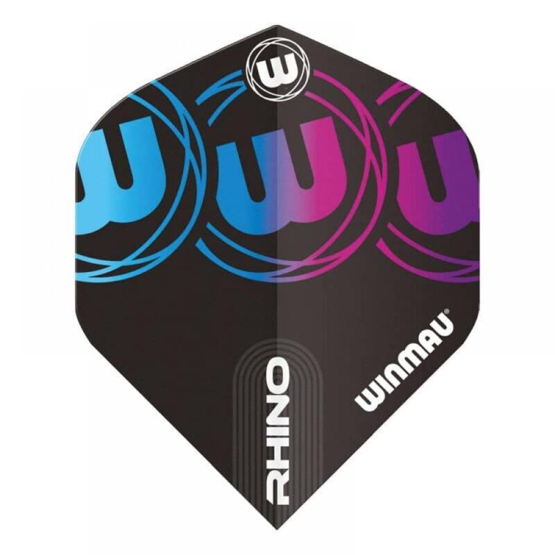 Billaresbalsalobre Plumas Winmau Darts Rhino Black Blue Purple 6905.229