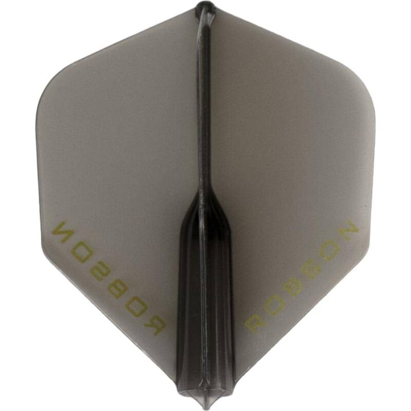 Billaresbalsalobre Pluma Bulls Darts Robson Estandar Negra Transparente 51749