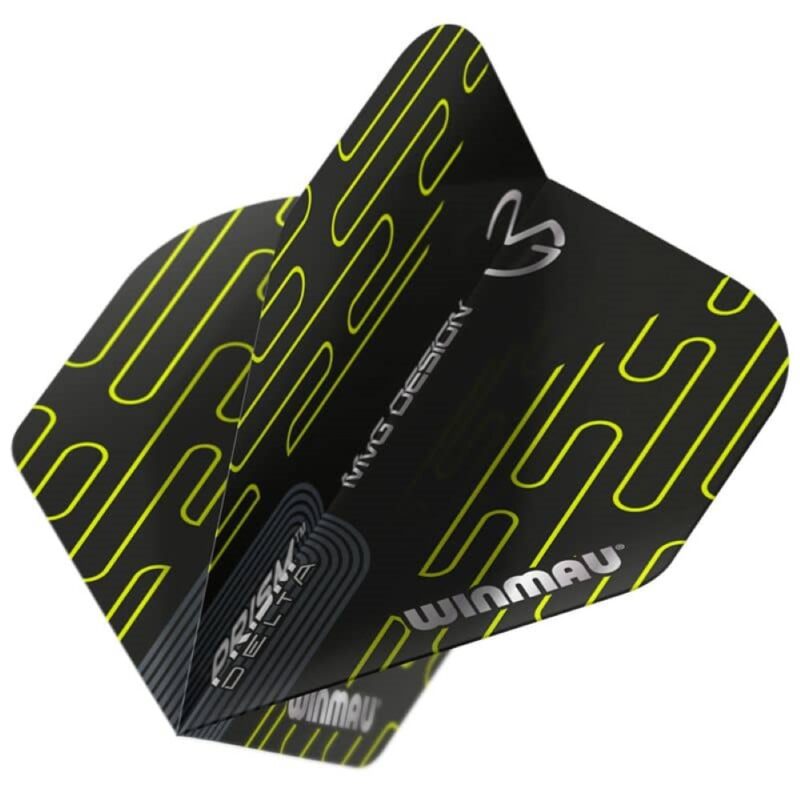 Billaresbalsalobre Plumas Winmau Darts Prism Delta MvG 2021 Black 6915.224 - Imagen 2