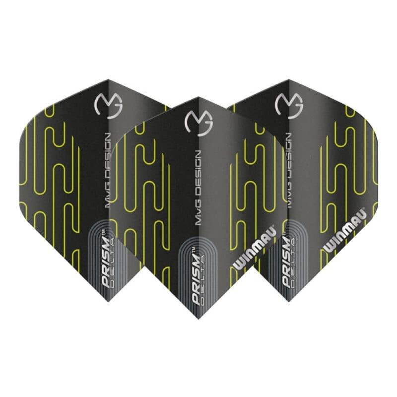 Billaresbalsalobre Plumas Winmau Darts Prism Delta MvG 2021 Black 6915.224 - Imagen 3