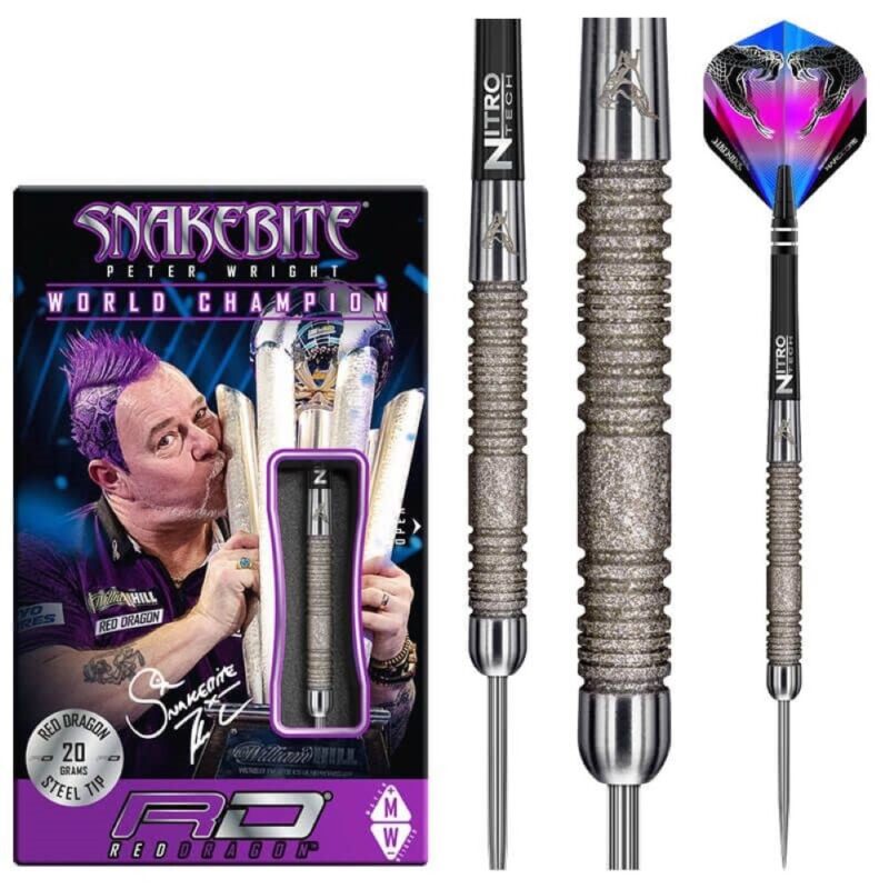 Billaresbalsalobre Dardos Red Dragon Peter Wright Snakebite Euro 11 Element 20gr RDD1705 - Imagen 4