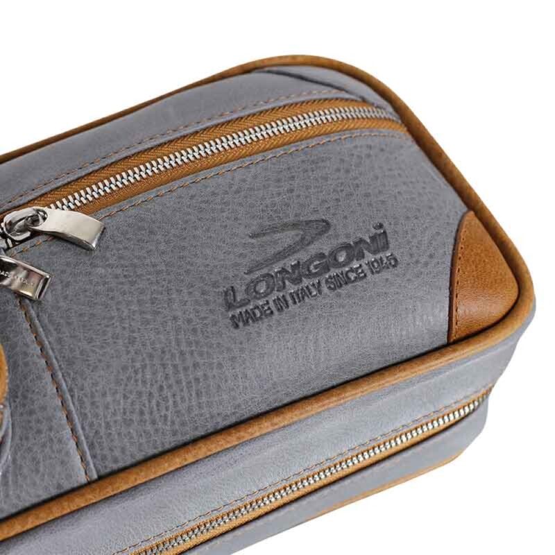 Billaresbalsalobre Funda Taco Billar Longoni Giotto Essenza 4P 8F Grey Brown 6397 - Imagen 4