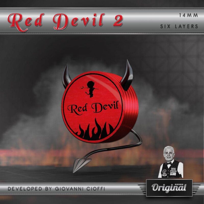 Billaresbalsalobre Soleta Original Cue Tip Red Devil 14mm Soleta Taco Billar 02616 - Imagen 2