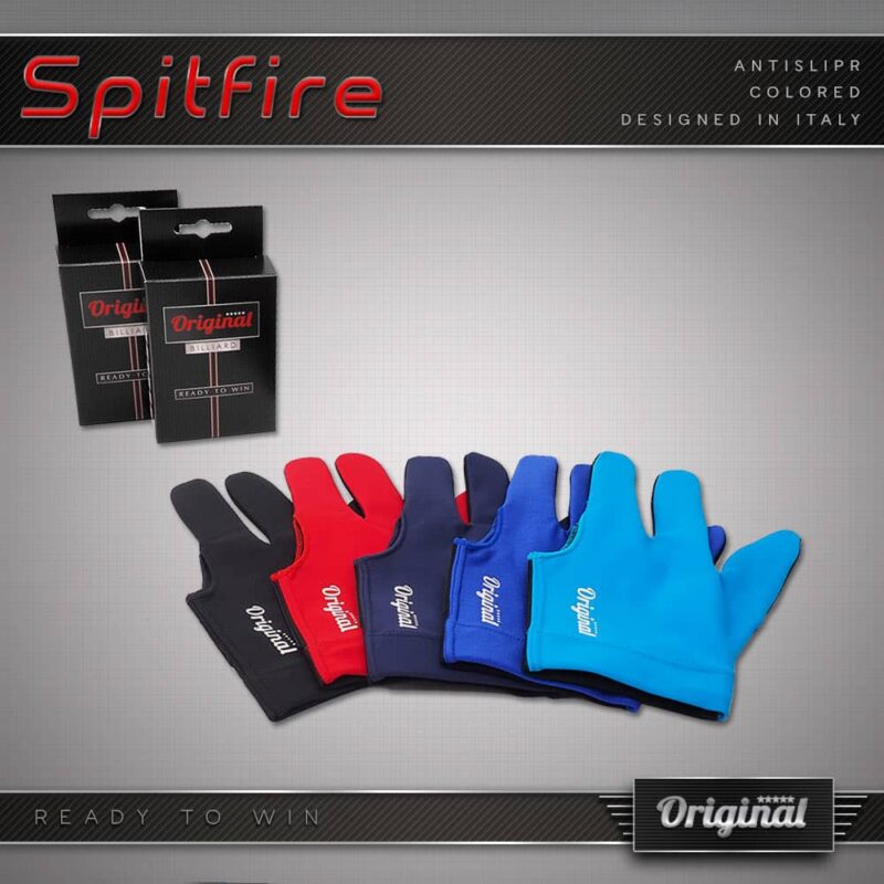 Billaresbalsalobre Guante Billar Orginal Spitfire Azul Oscuro Diestro (Mano Izquierda) 02906-BD - Imagen 2