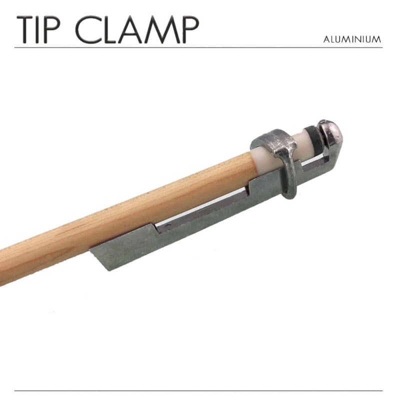 Billaresbalsalobre Tip Clamp Original Util Reparar Taco Billar 02767 - Imagen 2