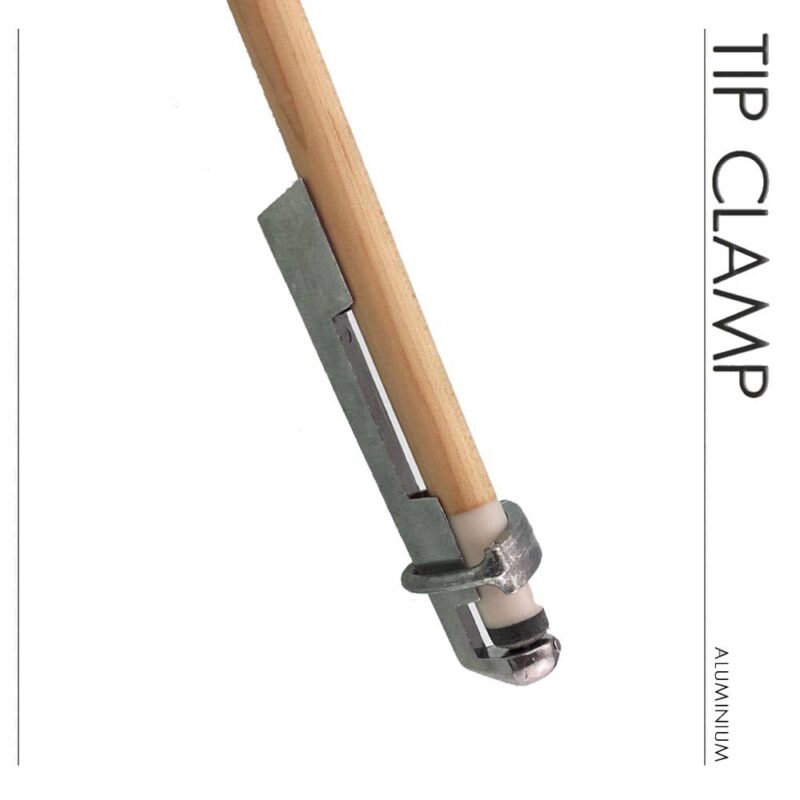 Billaresbalsalobre Tip Clamp Original Util Reparar Taco Billar 02767 - Imagen 3