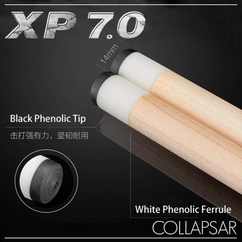 Billaresbalsalobre Taco Billar Americano Collapsar Break Jump XP 7.08 Cue Yellow 20oz 13mm 01418-YL-20oz - Imagen 3