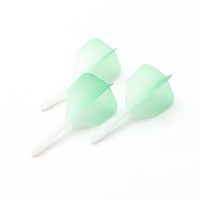 Billaresbalsalobre Plumas Flights Darts Cuesoul Tero AK5 Gradation Light Green Shape S  CSAK-53SJB