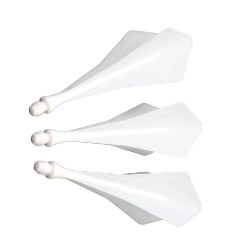 Billaresbalsalobre Plumas Flights Darts Cuesoul Tero AK8 Diamond Shape Blanco  CS-AK8-2ZS - Imagen 2