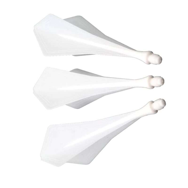 Billaresbalsalobre Plumas Flights Darts Cuesoul Tero AK8 Diamond Shape Blanco  CS-AK8-2ZS - Imagen 3