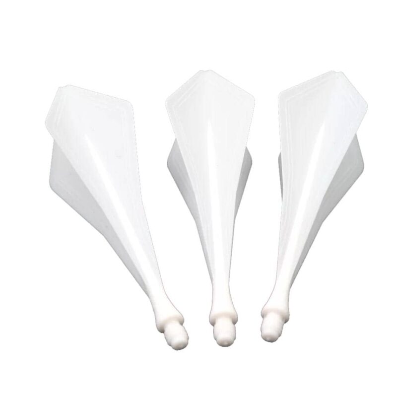 Billaresbalsalobre Plumas Flights Darts Cuesoul Tero AK8 Diamond Shape Blanco  CS-AK8-2ZS