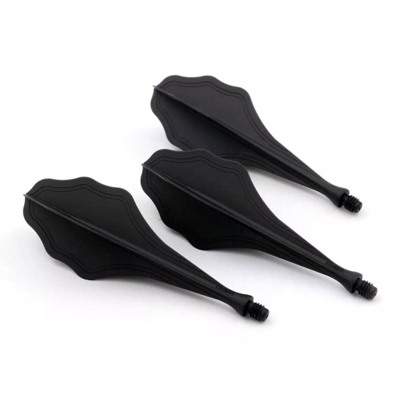 Billaresbalsalobre Plumas Flights Darts Cuesoul Tero AK8 Cloud Shape Negro  CS-AK8-1BL - Imagen 2