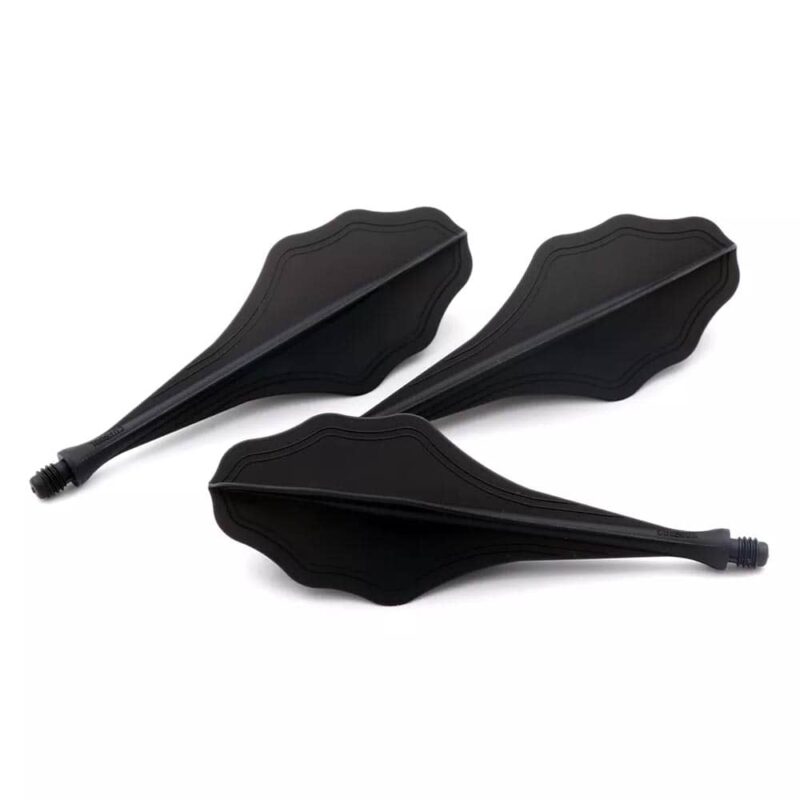 Billaresbalsalobre Plumas Flights Darts Cuesoul Tero AK8 Cloud Shape Negro  CS-AK8-1BL - Imagen 3