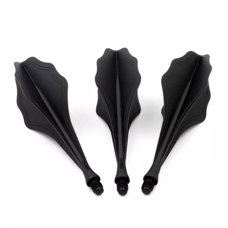 Billaresbalsalobre Plumas Flights Darts Cuesoul Tero AK8 Cloud Shape Negro  CS-AK8-1BL