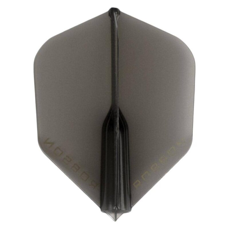 Billaresbalsalobre Pluma Bulls Darts Robson Crystal Estandar Small Negra Transparente 51753