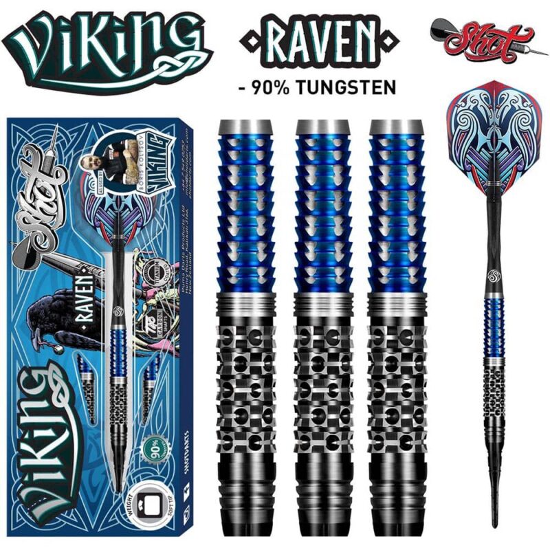 Billaresbalsalobre Dardos Shot Viking Raven Boris Koltsov 18gr 80% SH-VRSF-518 - Imagen 3