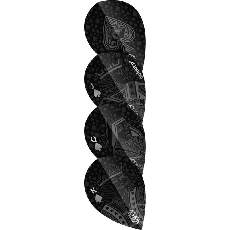 Billaresbalsalobre Plumas Unicorn Darts Ultrafly 100 Pear Black Royal Flush  69003 - Imagen 3