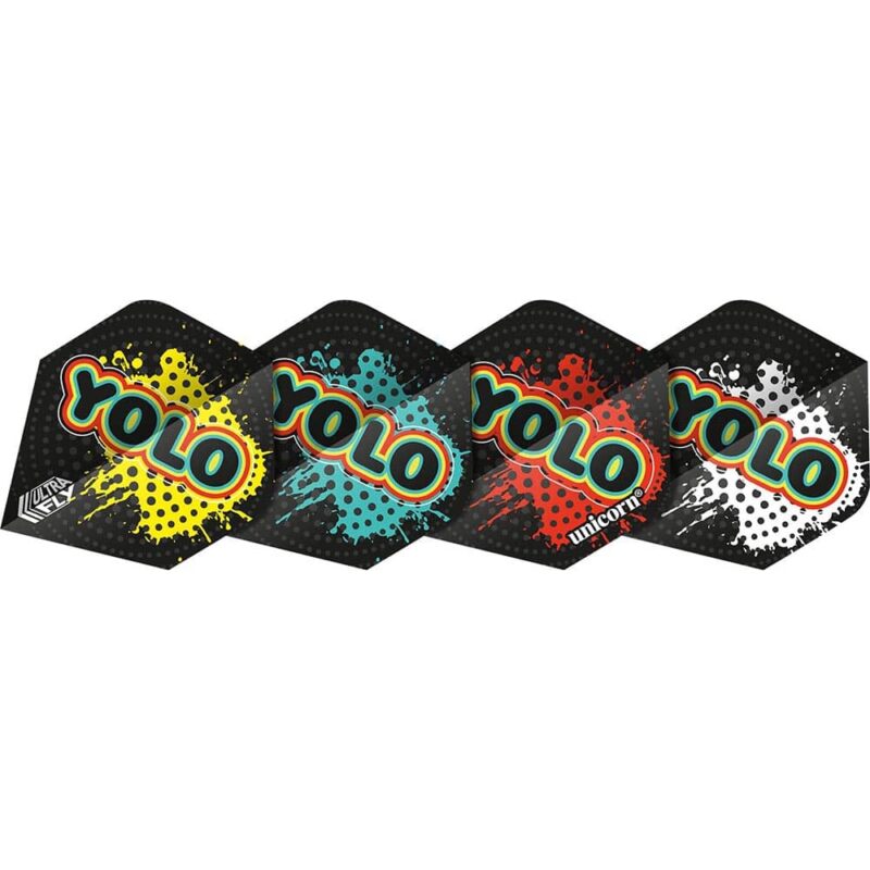 Billaresbalsalobre Plumas Unicorn Darts Ultrafly 100 YOLO Paint Std  69021