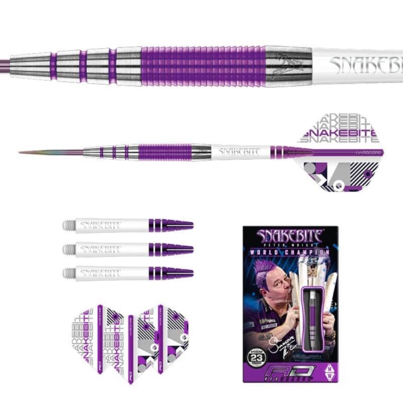 Billaresbalsalobre Dardos Red Dragon Peter Wright Snakebite PL15 Medusa 90% 23gr RDD2363 - Imagen 5