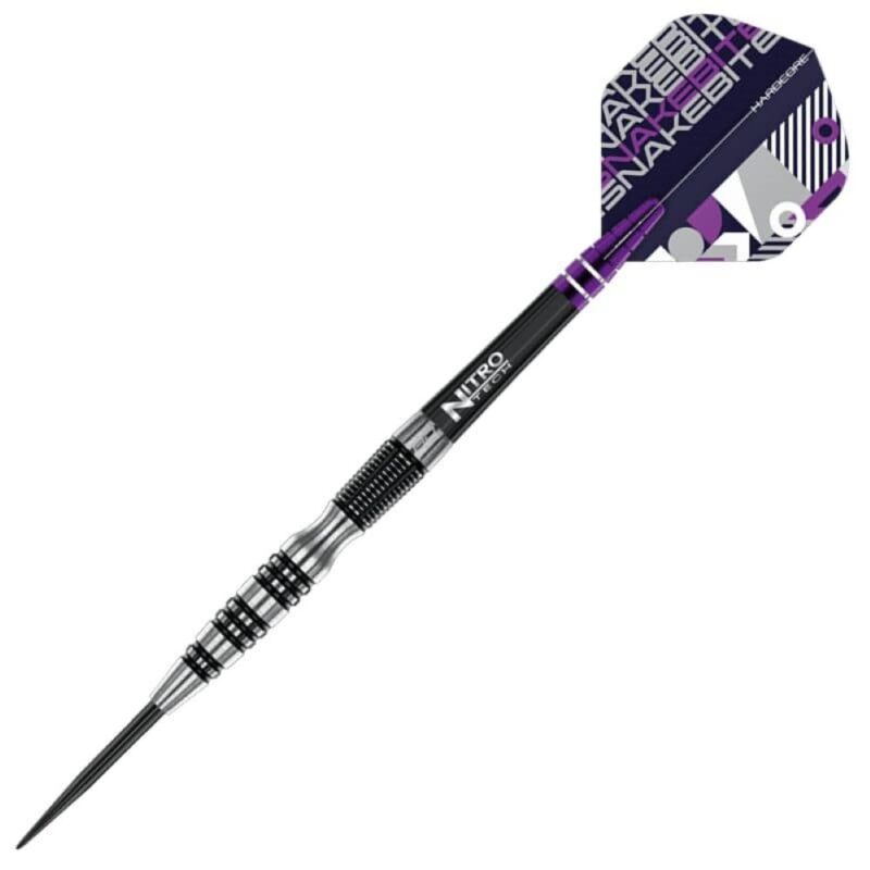 Billaresbalsalobre Dardos Red Dragon Peter Wright Snakebite Black Racer 90% 24gr RDD2382