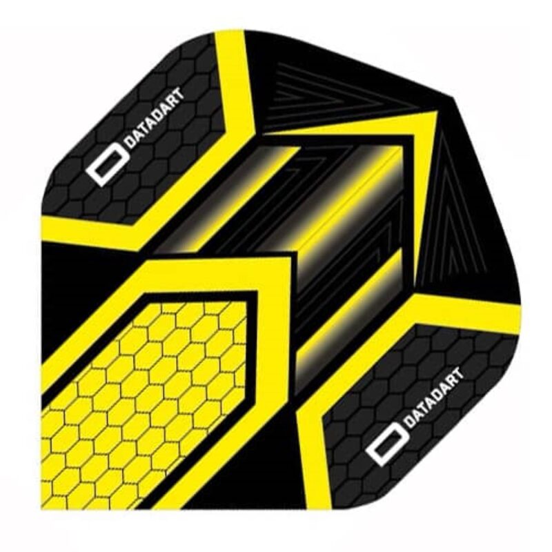 Billaresbalsalobre Pluma Dardos Datadart HEX Flight Yellow/Black - Imagen 2