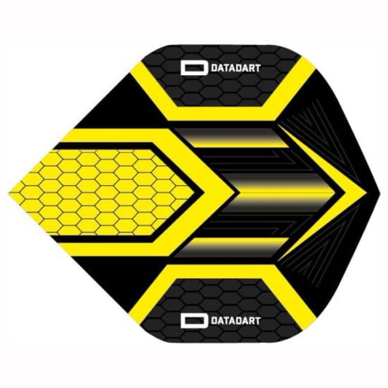 Billaresbalsalobre Pluma Dardos Datadart HEX Flight Yellow/Black - Imagen 3