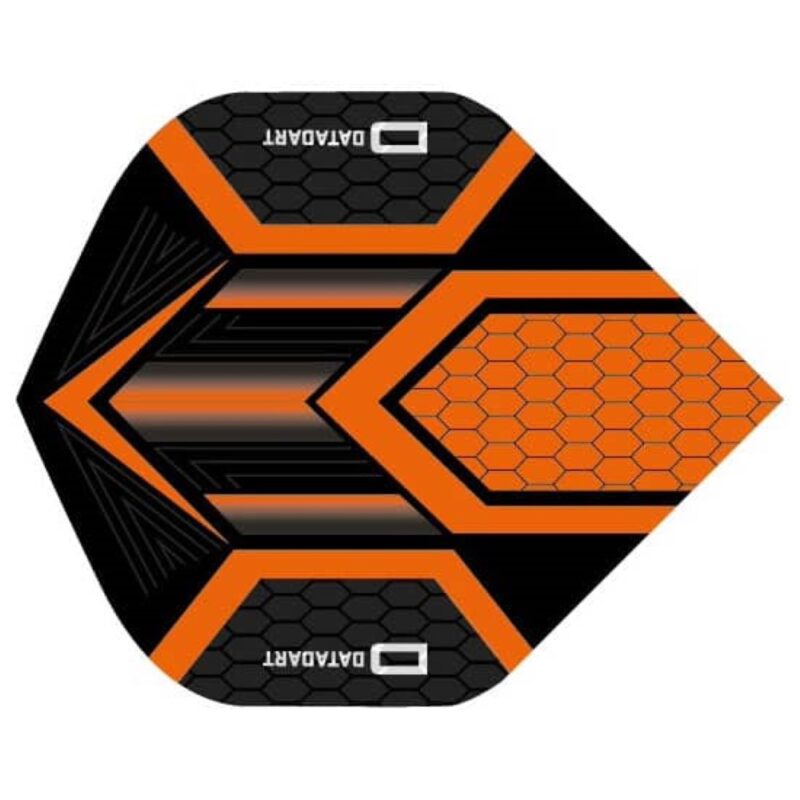 Billaresbalsalobre Pluma Dardos Datadart HEX Flight Black/Orange - Imagen 3