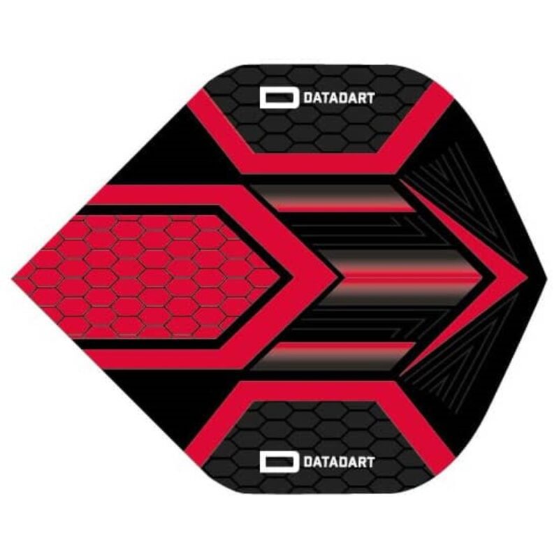 Billaresbalsalobre Pluma Dardos Datadart HEX Flight Black/Red - Imagen 2