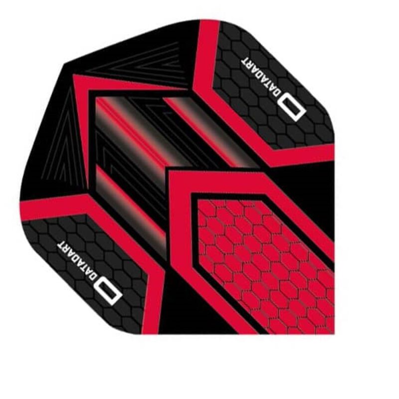 Billaresbalsalobre Pluma Dardos Datadart HEX Flight Black/Red - Imagen 3
