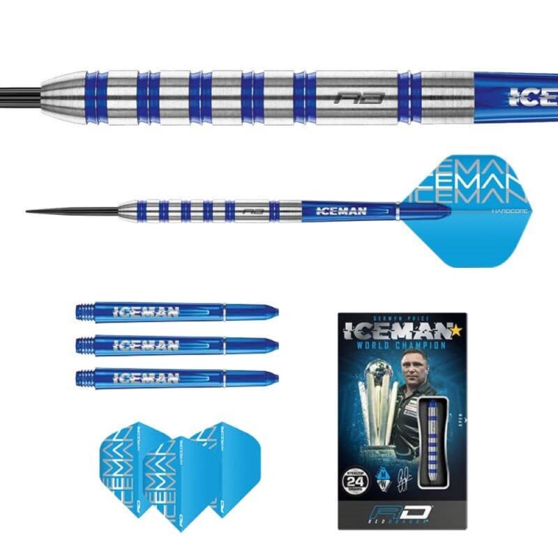 Billaresbalsalobre Dardos Red Dragon Gerwyn Price Iceman Challenger 80% 24gr RDD2376 - Imagen 5