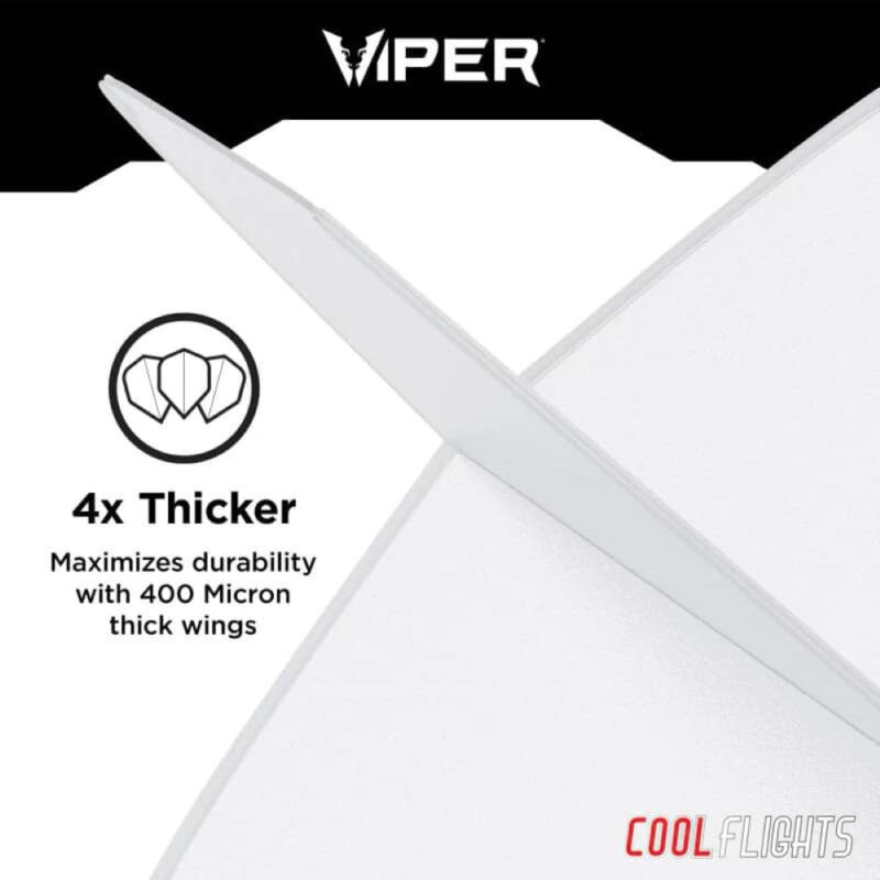 Billaresbalsalobre Pluma Dardos Viper Cool Flights Standard Clear 30-7729 - Imagen 2