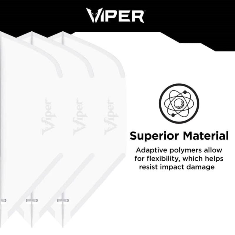 Billaresbalsalobre Pluma Dardos Viper Cool Flights Standard Clear 30-7729 - Imagen 4
