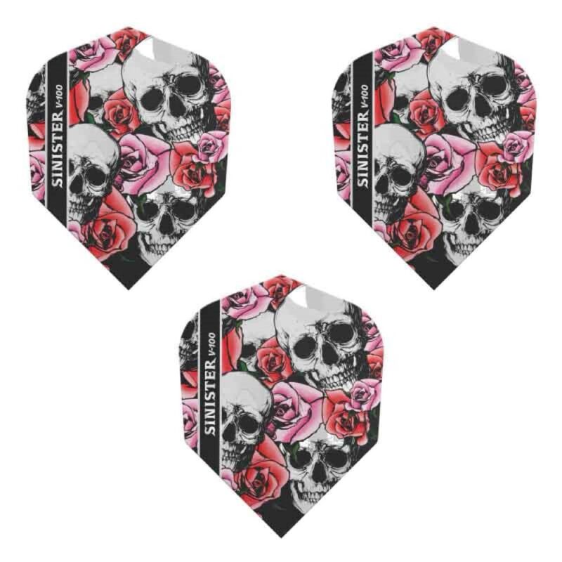 Billaresbalsalobre Pluma Dardos Viper Flights Sinister Standard Red Pink  30-3702 - Imagen 2
