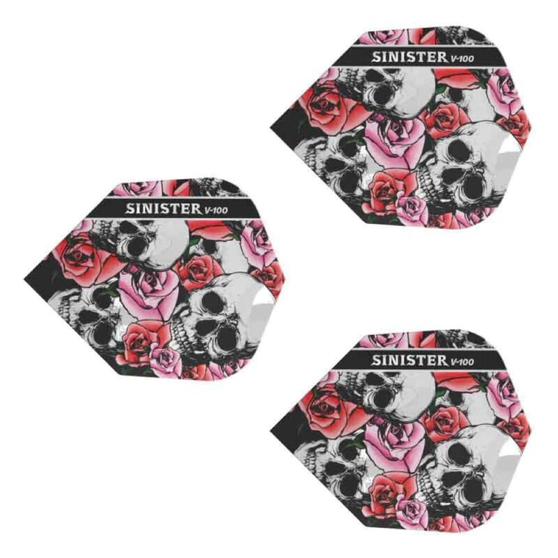 Billaresbalsalobre Pluma Dardos Viper Flights Sinister Standard Red Pink  30-3702 - Imagen 3