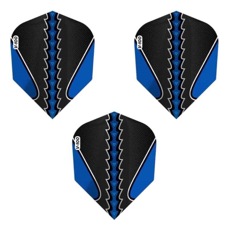 Billaresbalsalobre Pluma Dardos Viper Flights Black Flux Standard Blue  30-1821 - Imagen 3