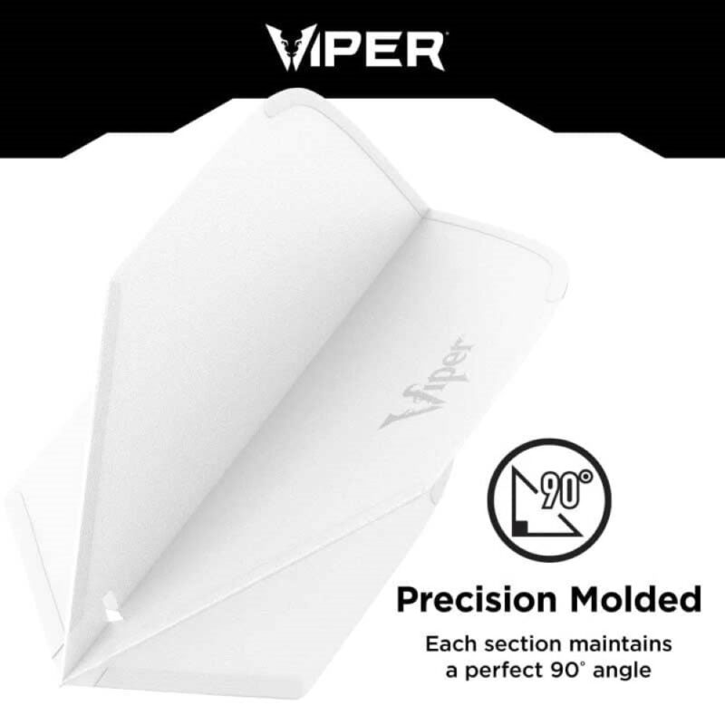 Billaresbalsalobre Pluma Dardos Viper Cool Flights Standard White 30-7728 - Imagen 4