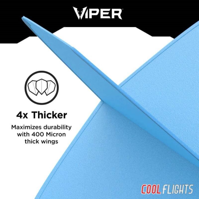 Billaresbalsalobre Pluma Dardos Viper Cool Flights Standard Blue 30-7727 - Imagen 2