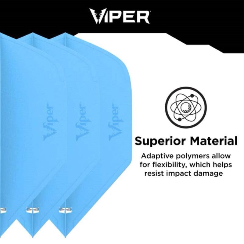 Billaresbalsalobre Pluma Dardos Viper Cool Flights Standard Blue 30-7727 - Imagen 3