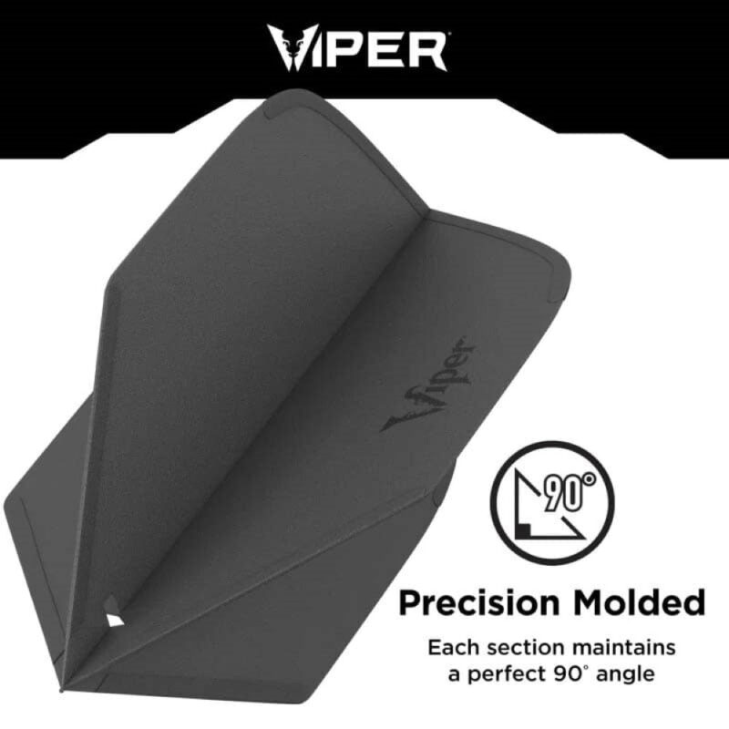 Billaresbalsalobre Pluma Dardos Viper Cool Flights Standard Black 30-7725 - Imagen 4