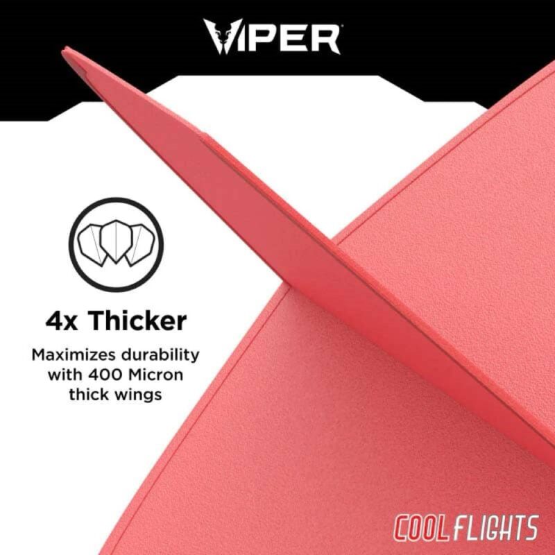 Billaresbalsalobre Pluma Dardos Viper Cool Flights Standard Red 30-7726 - Imagen 3