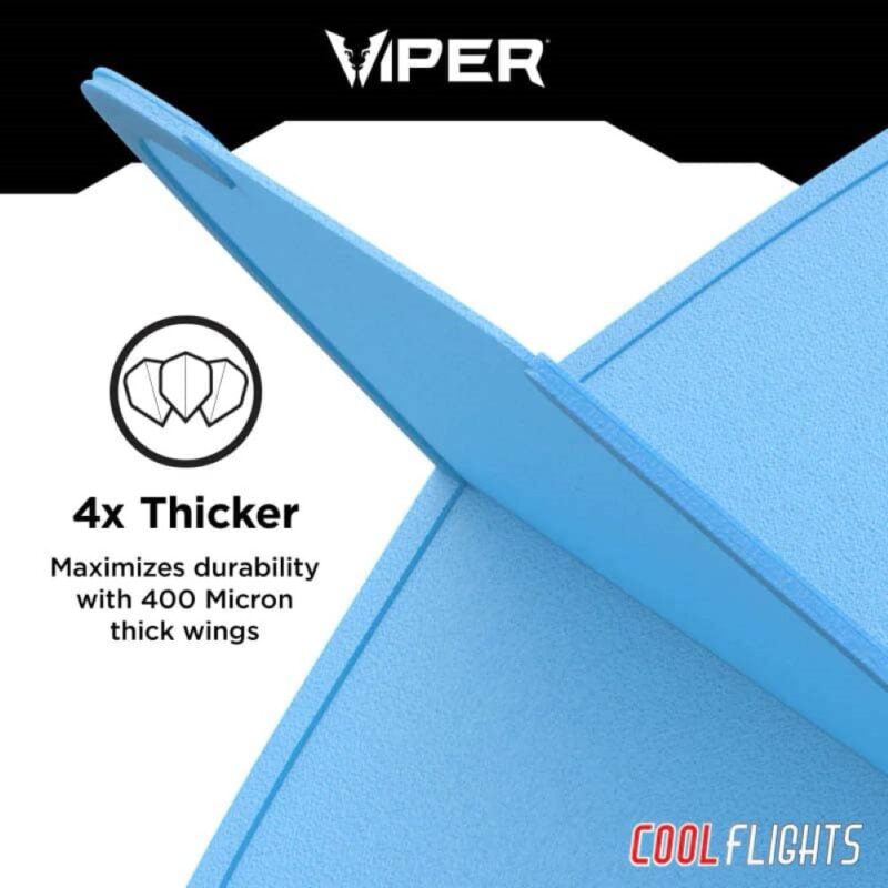 Billaresbalsalobre Pluma Dardos Viper Cool Flights Slim Blue 30-7702 - Imagen 4