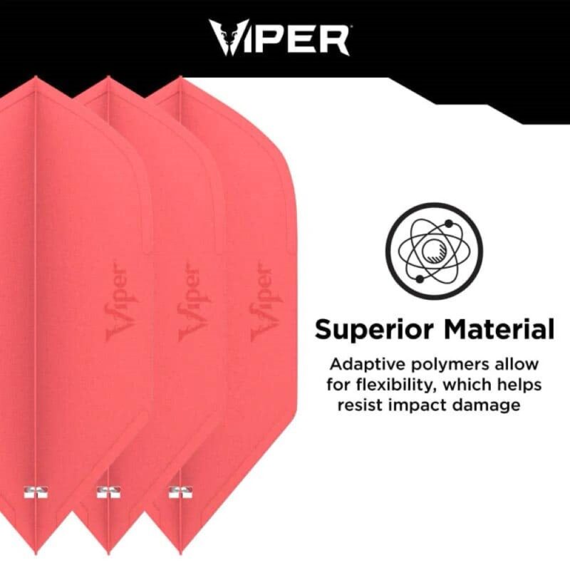 Billaresbalsalobre Pluma Dardos Viper Cool Flights Slim Red 30-7701 - Imagen 5