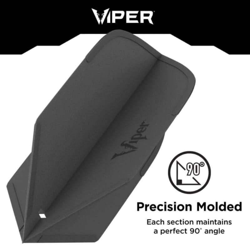 Billaresbalsalobre Pluma Dardos Viper Cool Flights Slim Black 30-7700 - Imagen 2