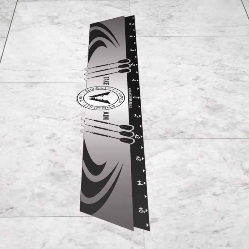 Billaresbalsalobre Linea Tiro Dardos Viper Edge Throw Line Marker Silver 37-0151 - Imagen 2